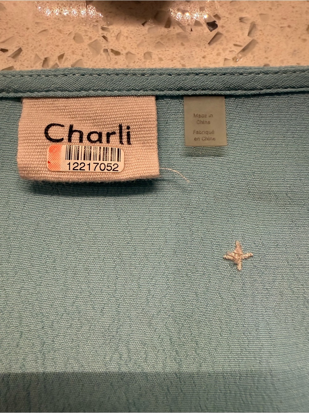 Charli Size 6 Women's Light Blue V-Neck Smocked Waist Maxi Dress - Picture 3 of 7